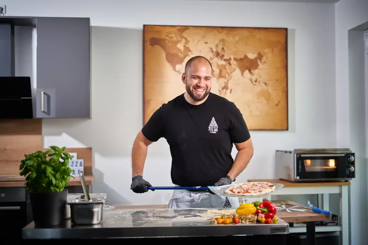 Unternehmensfotos für ein Pizza-Catering in Monheim am Rhein